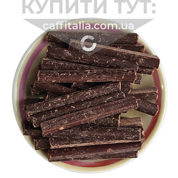 Шоколадні палички чорний шоколад, 8 см (4 кг), Eurocao 19894 фото