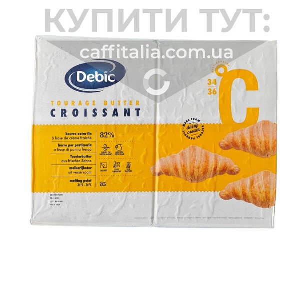 Масло для круасанів Croissant 82%, Debic, 2 кг 16179 фото