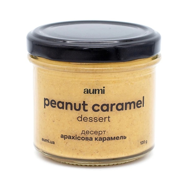 Десерт арахісова карамель, Aumi, 120 г 16554 фото